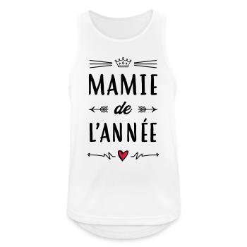 Großmütter / Oma / Mami / Großmutter / Mamy - Männer Tank Top atmungsaktiv - Weiß - Vorne - Nick (188cm)