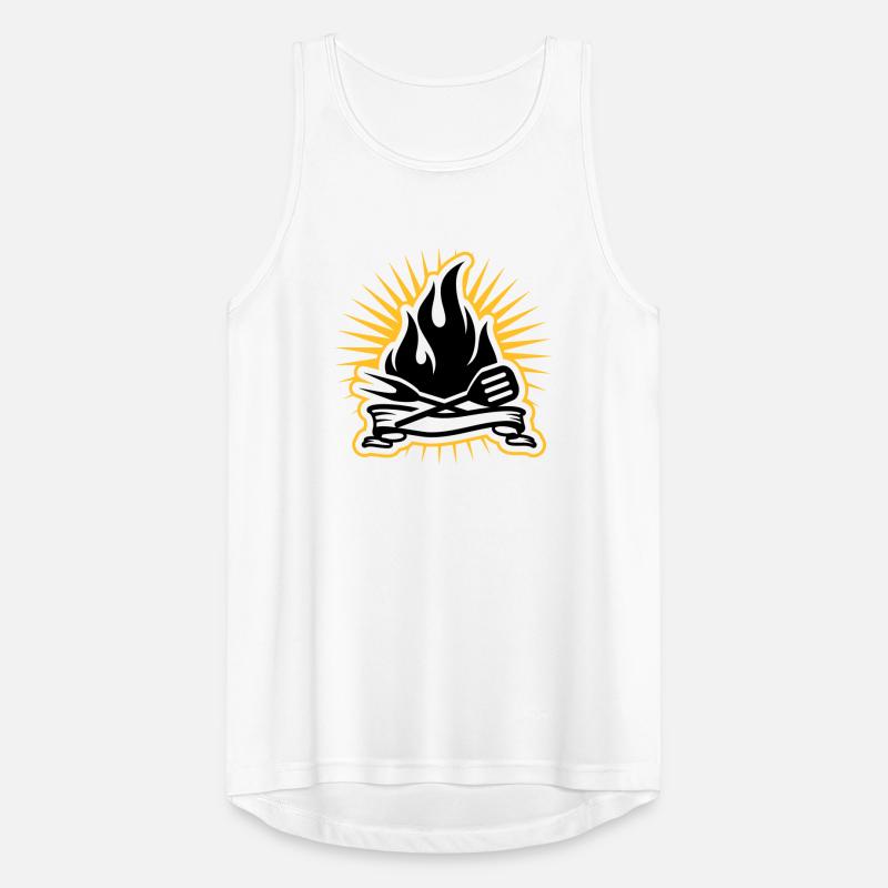 Grill accessories and grill flames Men's Breathable Tank Top