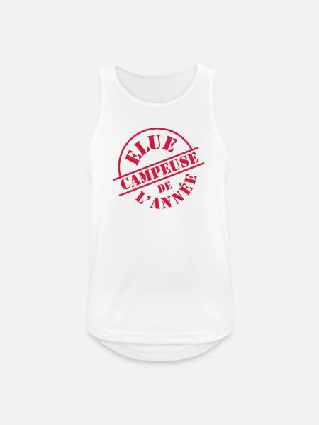 Elue Campeuse de l'année - Débardeur respirant Homme - blanc