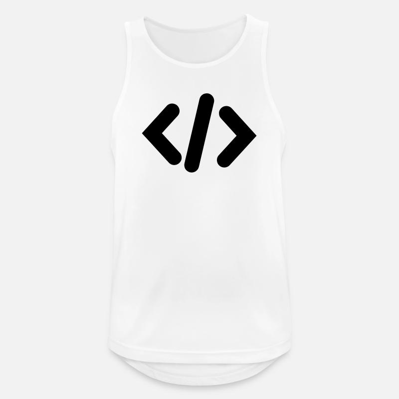 Programmer Code - Men's Breathable Tank Top - white