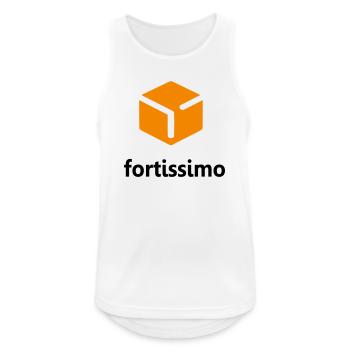 Fortissimo - Men's Breathable Tank Top - white - Front - Nick (188cm)