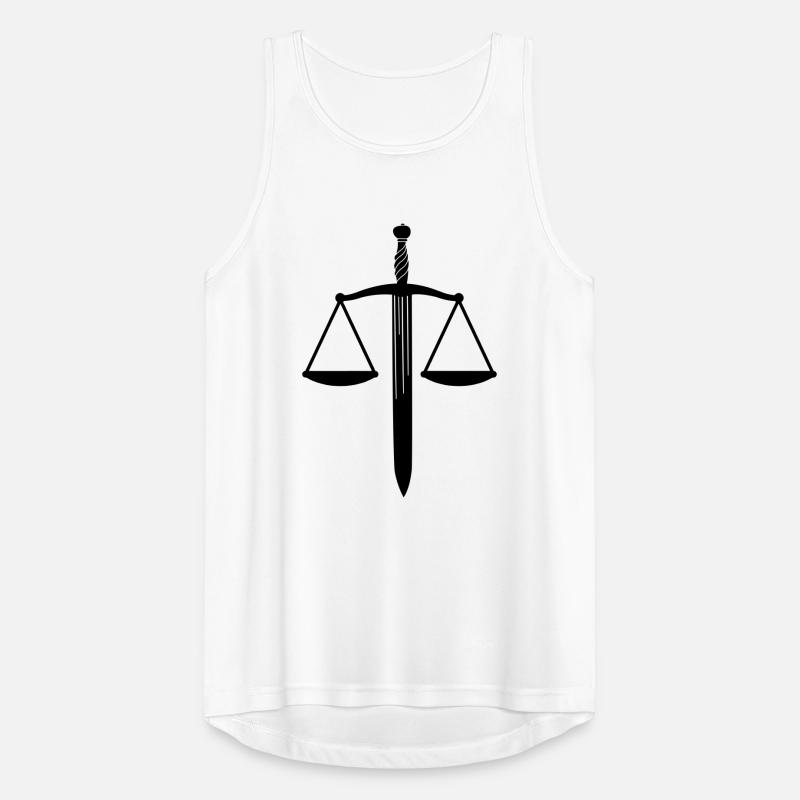 Dish scale with sword Men's Breathable Tank Top