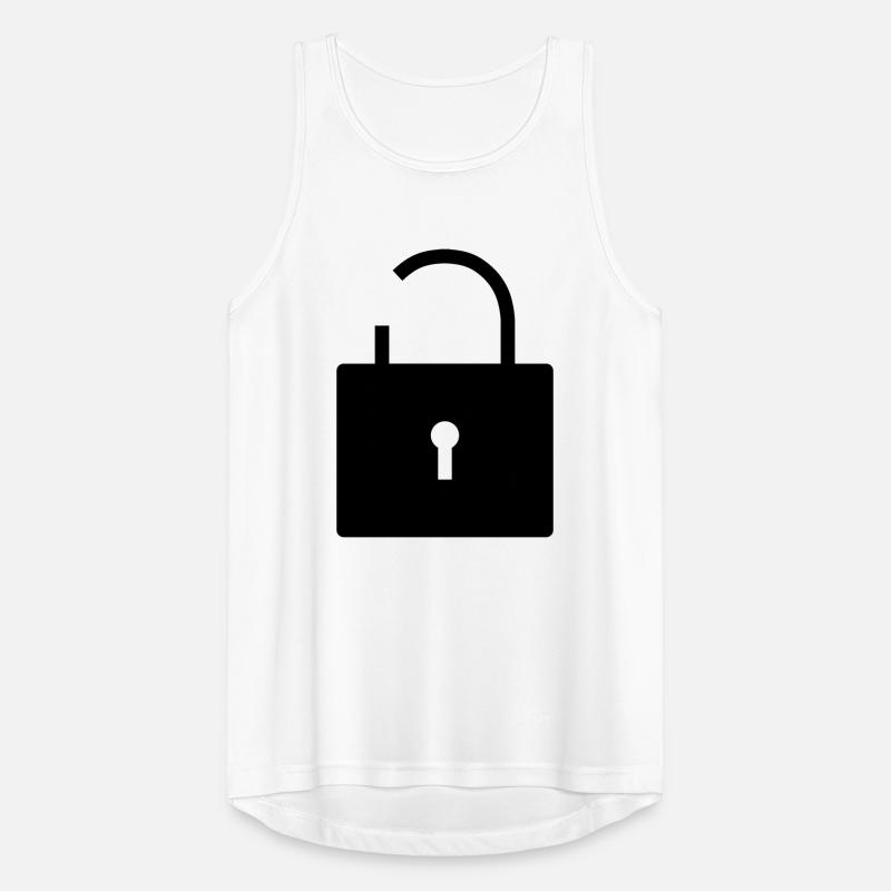 No security no security open lock lock Men's Breathable Tank Top