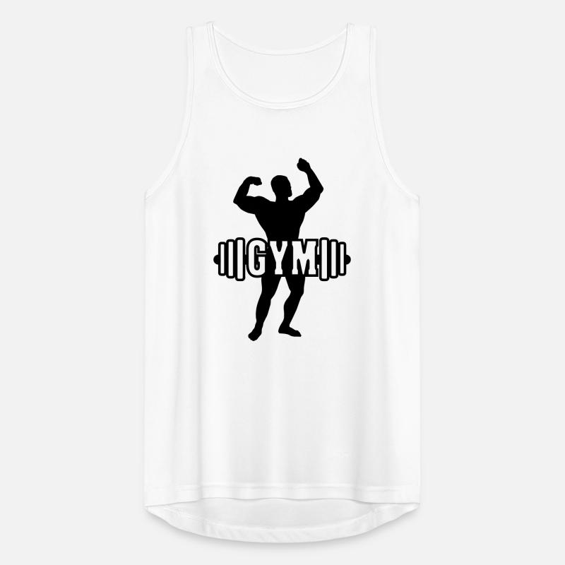 Bodybuilder image image logo gym Débardeur respirant Homme