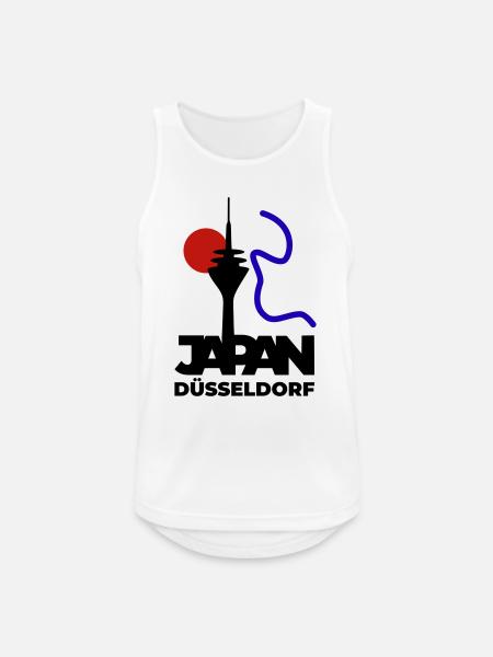 Japan goes Dusseldorf - Men's Breathable Tank Top - white