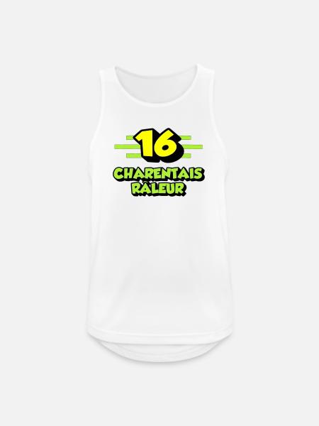 Beschwerdende Charentais - Männer Tank Top atmungsaktiv - Weiß