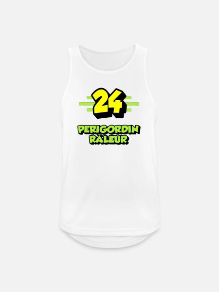Klagendes Périgordin - Männer Tank Top atmungsaktiv - Weiß