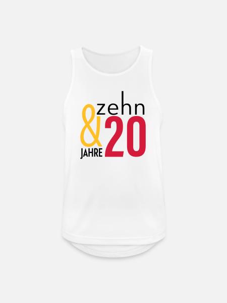 Less than 30 - twenty-ten! - Men's Breathable Tank Top - white