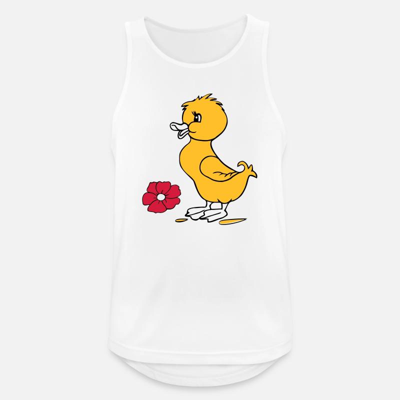 Easter chicks Happy Easter - Men's Breathable Tank Top - white