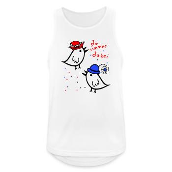 there is always a carnival - Men's Breathable Tank Top - white - Front - Nick (188cm)
