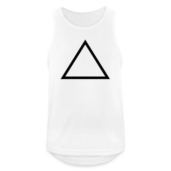 Triangle - Débardeur respirant Homme - blanc - Devant - Nick (188cm)