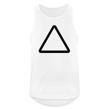 Construction Site, Warning Sign Template, Danger Warning - Men's Breathable Tank Top - white - Front - Nick (188cm)