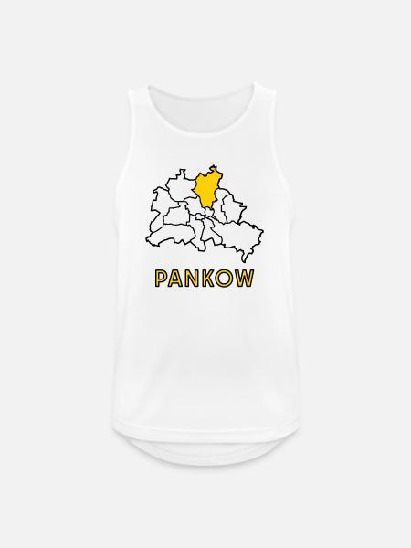 PANKOW, un quartier de Berlin - Débardeur respirant Homme - blanc