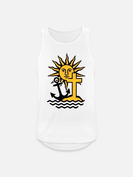 Seafaring / Sailing - Men's Breathable Tank Top - white