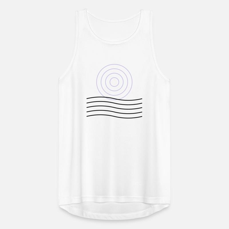 Abstract geometric circle design Men's Breathable Tank Top