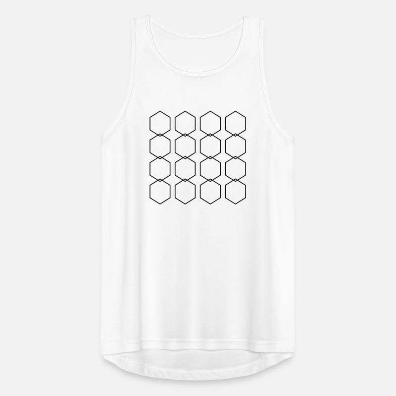 Abstract Pattern Men's Breathable Tank Top