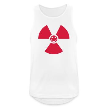 Das Kind von Tschernobyl - Atomkraft - Männer Tank Top atmungsaktiv - Weiß - Vorne - Nick (188cm)