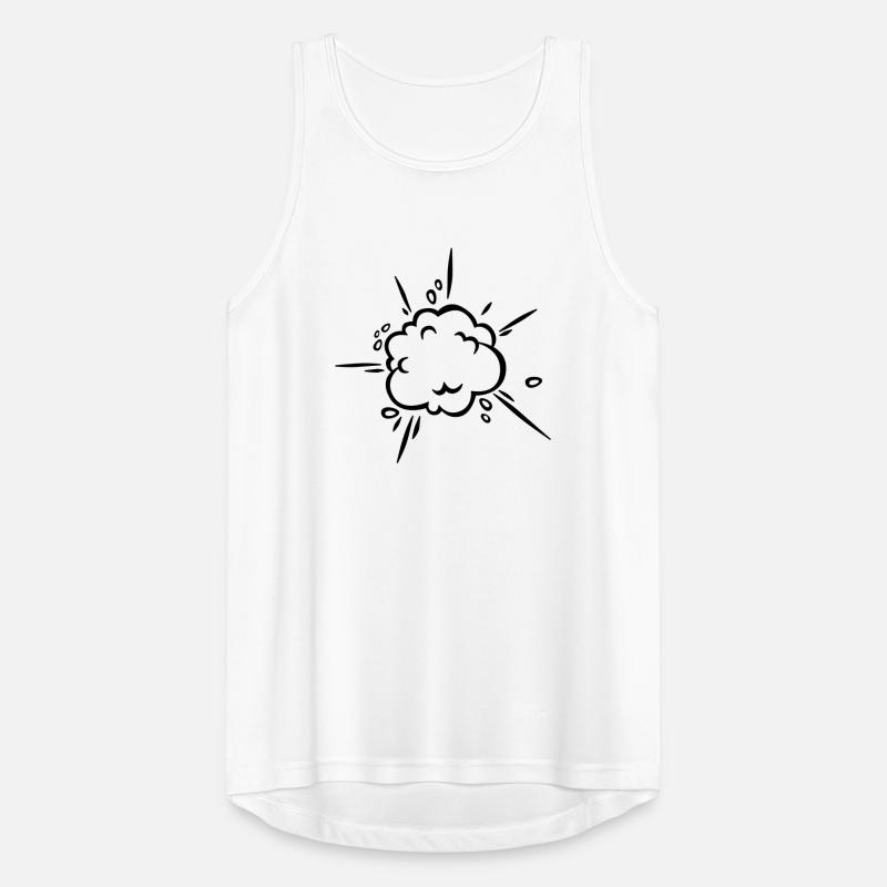 Comic Dust Cloud Men's Breathable Tank Top