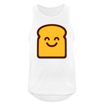Toast mignon - Débardeur respirant Homme - blanc - Devant - Nick (188cm)
