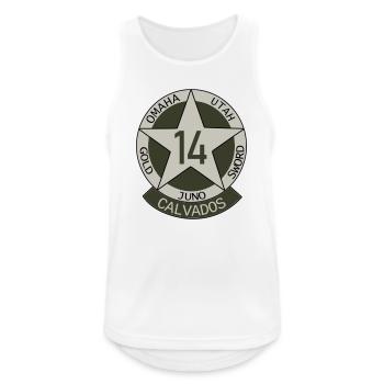 Military Insignia Calvados 14 - Men's Breathable Tank Top - white - Front - Nick (188cm)