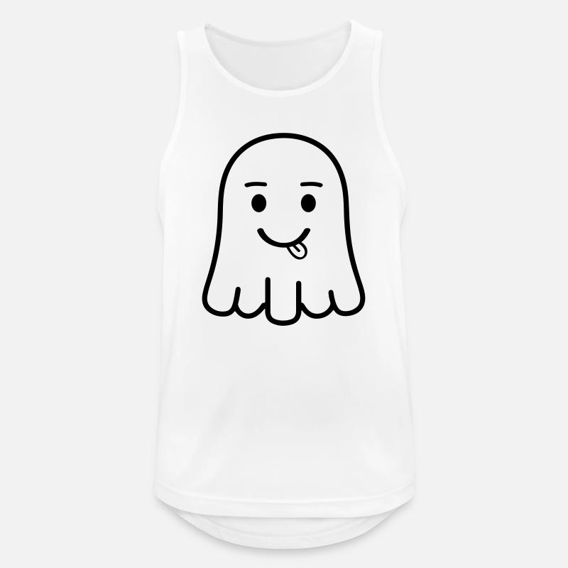 Ghost Comic - Men's Breathable Tank Top - white