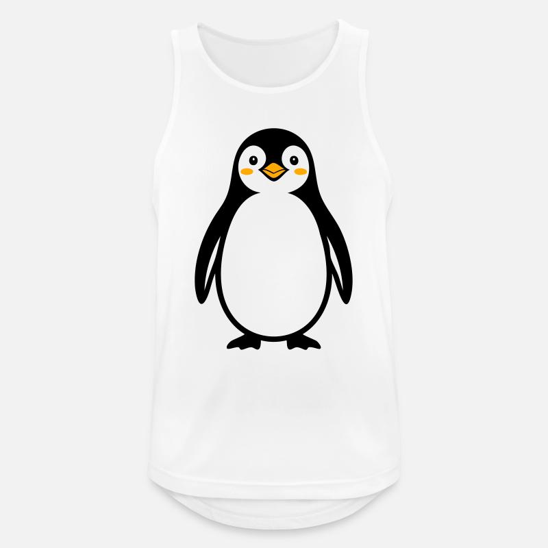 Penguin - Men's Breathable Tank Top - white