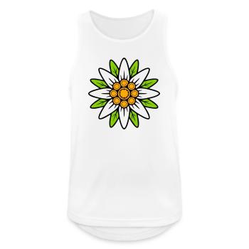 Edelweiss - Men's Breathable Tank Top - white - Front - Nick (188cm)