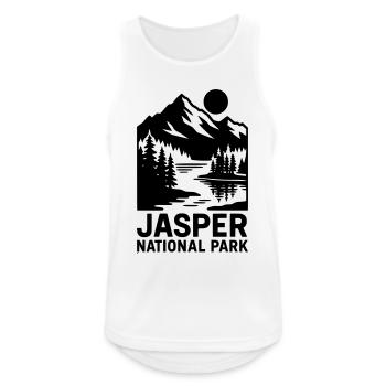 Parc national Jasper - Débardeur respirant Homme - blanc - Devant - Nick (188cm)