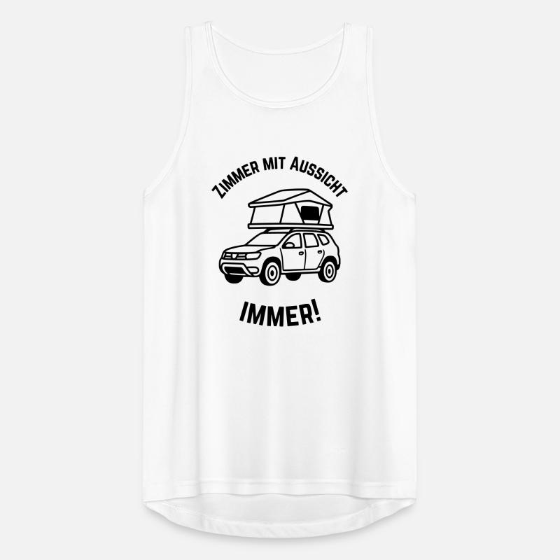 Dachzelt mit Aussicht Männer Tank Top atmungsaktiv