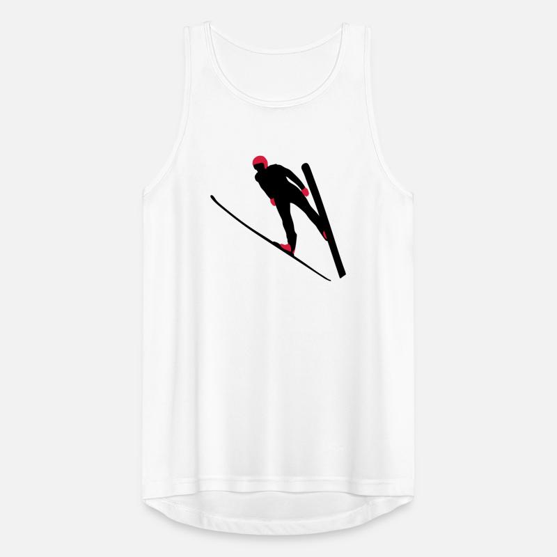 Ski jump Men's Breathable Tank Top