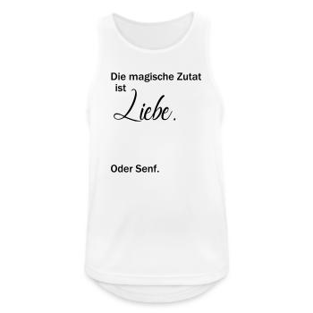 Die magische Zutat - Männer Tank Top atmungsaktiv - Weiß - Vorne - Nick (188cm)