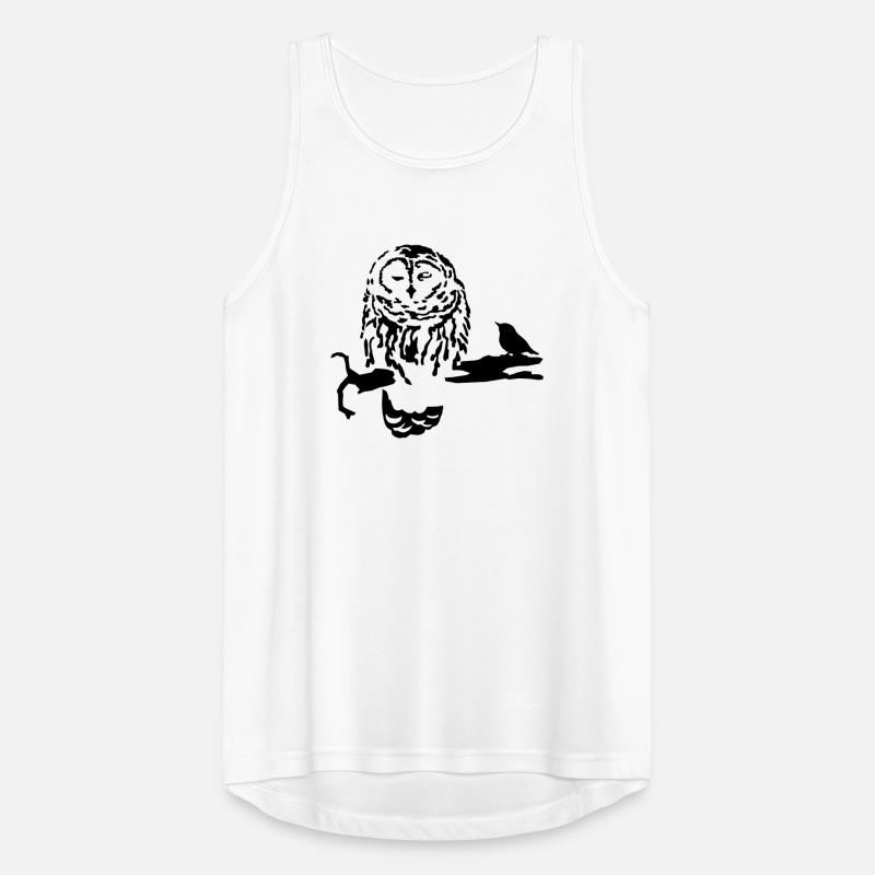Eule Männer Tank Top atmungsaktiv