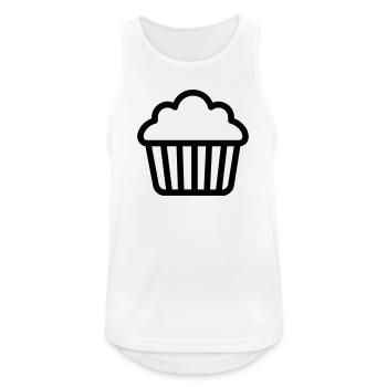 muffin - Men's Breathable Tank Top - white - Front - Nick (188cm)