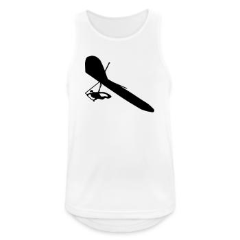 Hang-glider - Men's Breathable Tank Top - white - Front - Nick (188cm)