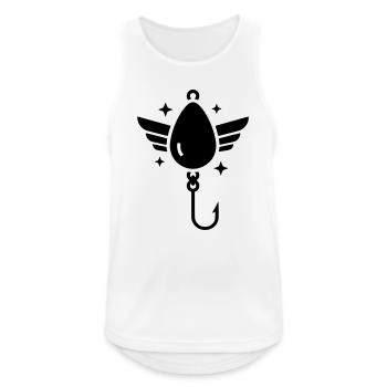 Heiliger Angelhaken Flügel Vektor - Männer Tank Top atmungsaktiv - Weiß - Vorne - Nick (188cm)
