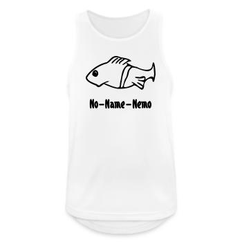 Fish without a name - Men's Breathable Tank Top - white - Front - Nick (188cm)