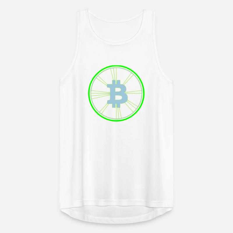 Bitcoin Wireframe Speed Future Vector Men's Breathable Tank Top