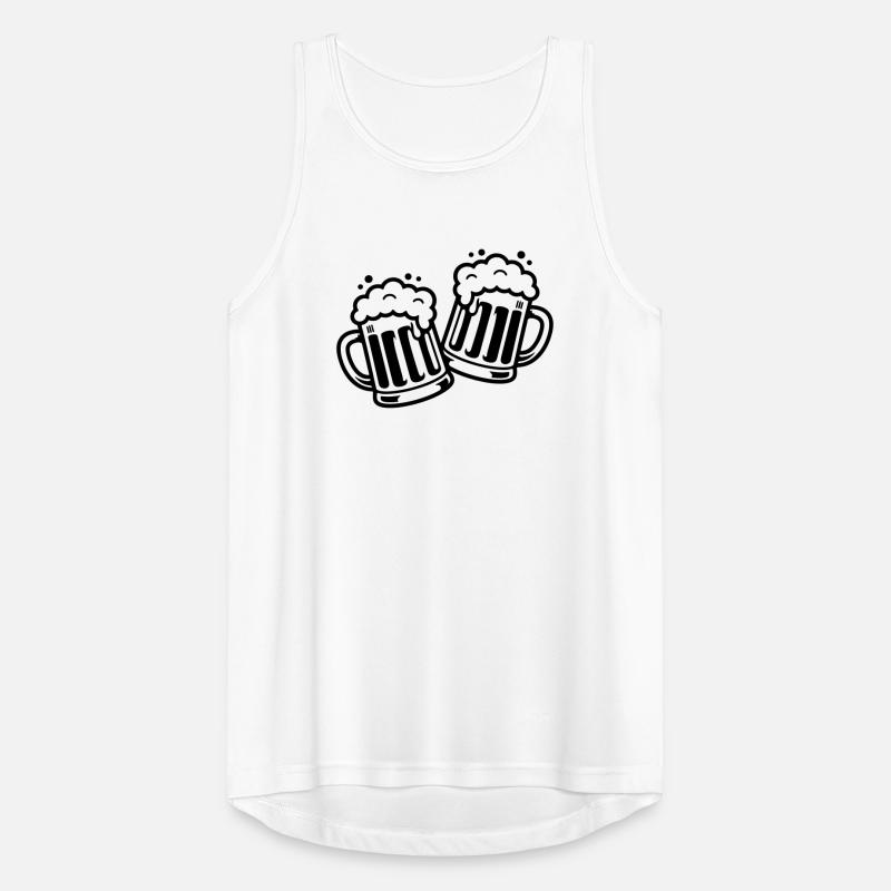 Bierkrug Prost Comic Bier Männer Tank Top atmungsaktiv