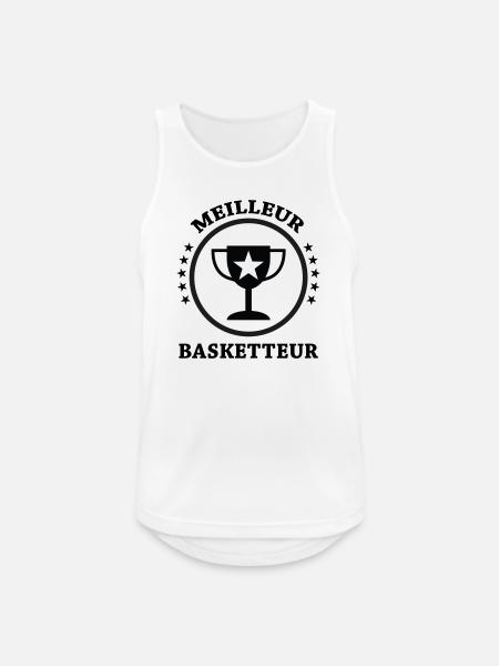 Meilleur Basketteur - Débardeur respirant Homme - blanc