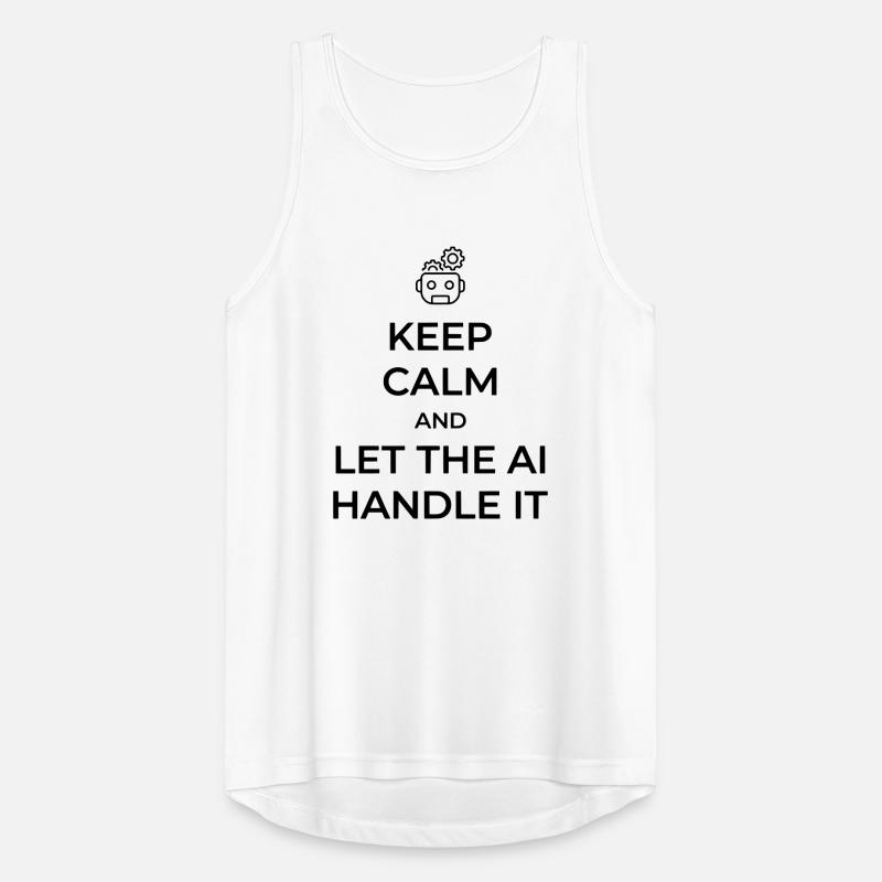 Let AI Handle It - Sarcastic Tech Joke Men's Breathable Tank Top