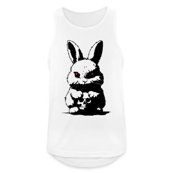 Grumpy bunny - Men's Breathable Tank Top - white - Front - Nick (188cm)