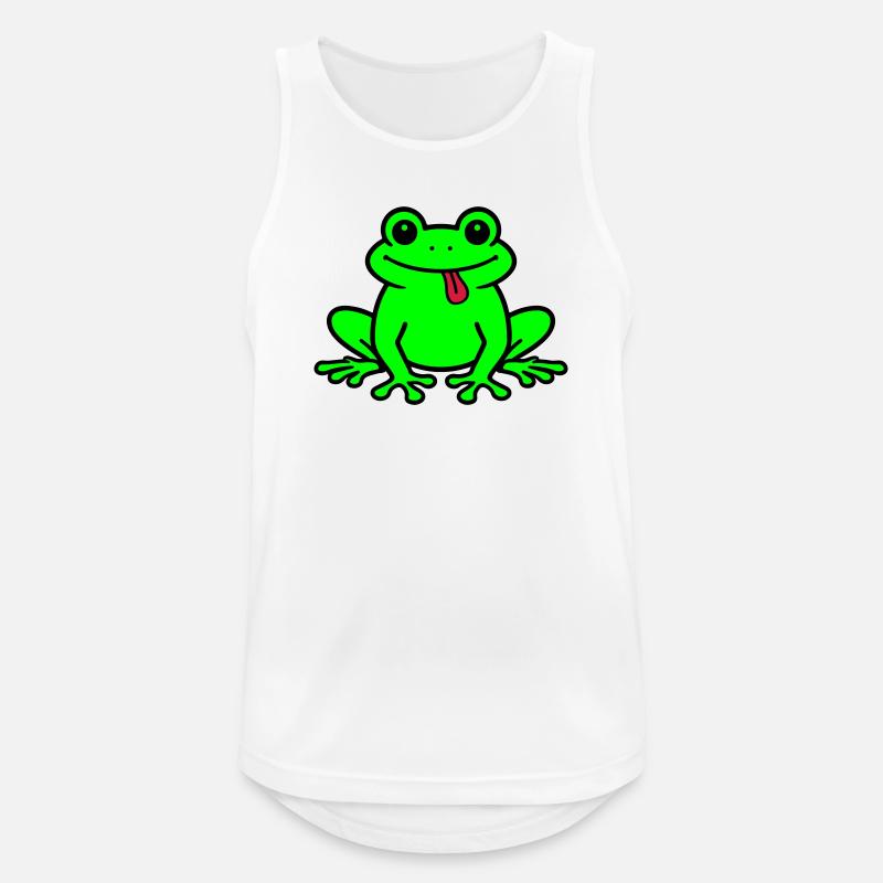 Toad Comic Frog - Men's Breathable Tank Top - white