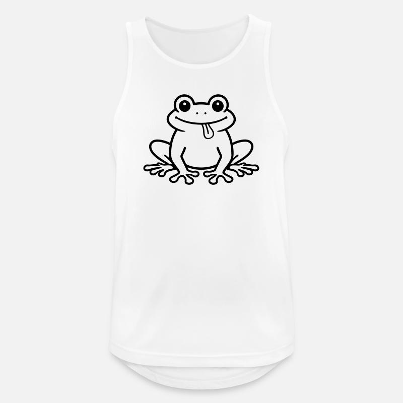 Toad Comic Frog - Men's Breathable Tank Top - white