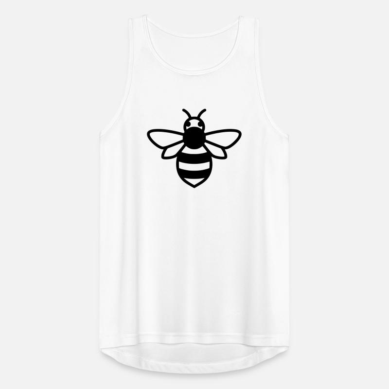 Bee Outline Drawing Men's Breathable Tank Top