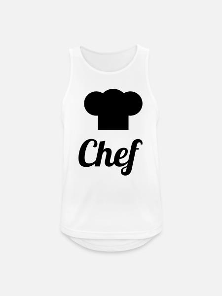 Chef - Kitchen - Cook - Men's Breathable Tank Top - white
