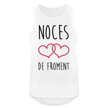wheat wedding 3 years of marriage - Men's Breathable Tank Top - white - Front - Nick (188cm)