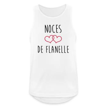 Flannel Wedding – 43 Years of Marriage - Men's Breathable Tank Top - white - Front - Nick (188cm)