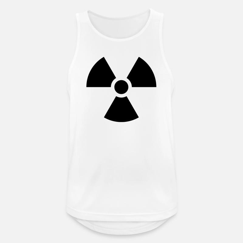 Atom Nuclear - Men's Breathable Tank Top - white