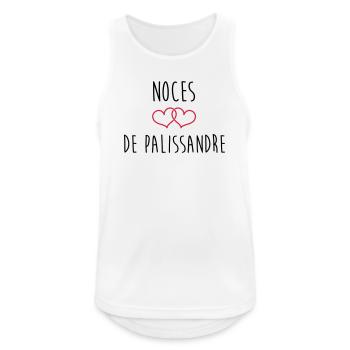 Rosewood Wedding 65 Years Union - Men's Breathable Tank Top - white - Front - Nick (188cm)