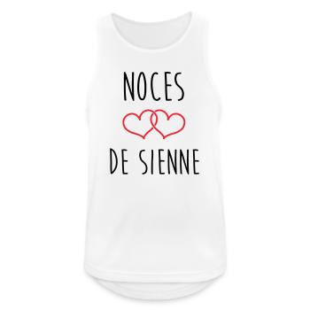 Wedding of Siena 74 years of marriage - Men's Breathable Tank Top - white - Front - Nick (188cm)
